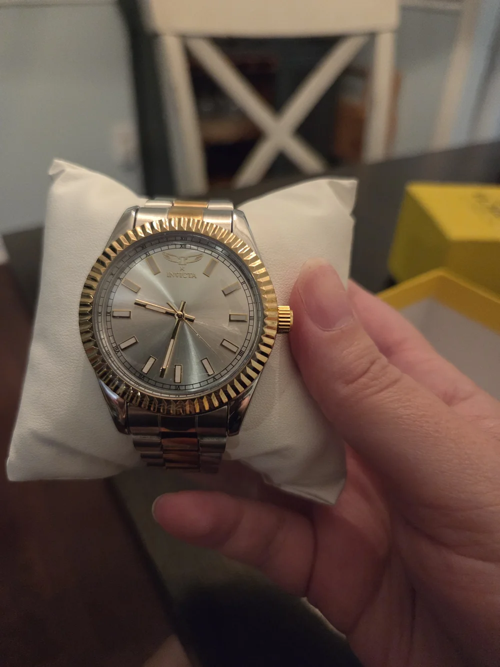 Invicta Gold-Tone Men's Wristwatch - Stainless Bracelet